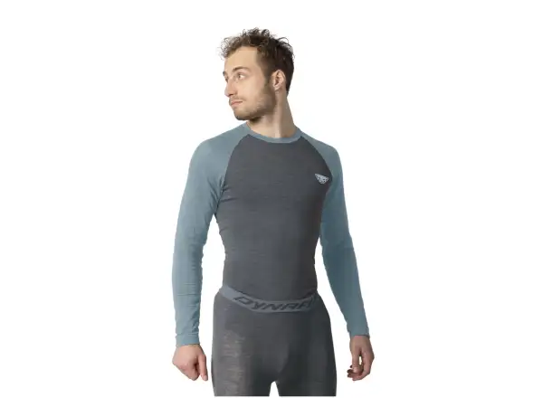 Dynafit Tour Light Merino men's long sleeve shirt Smoke Blue