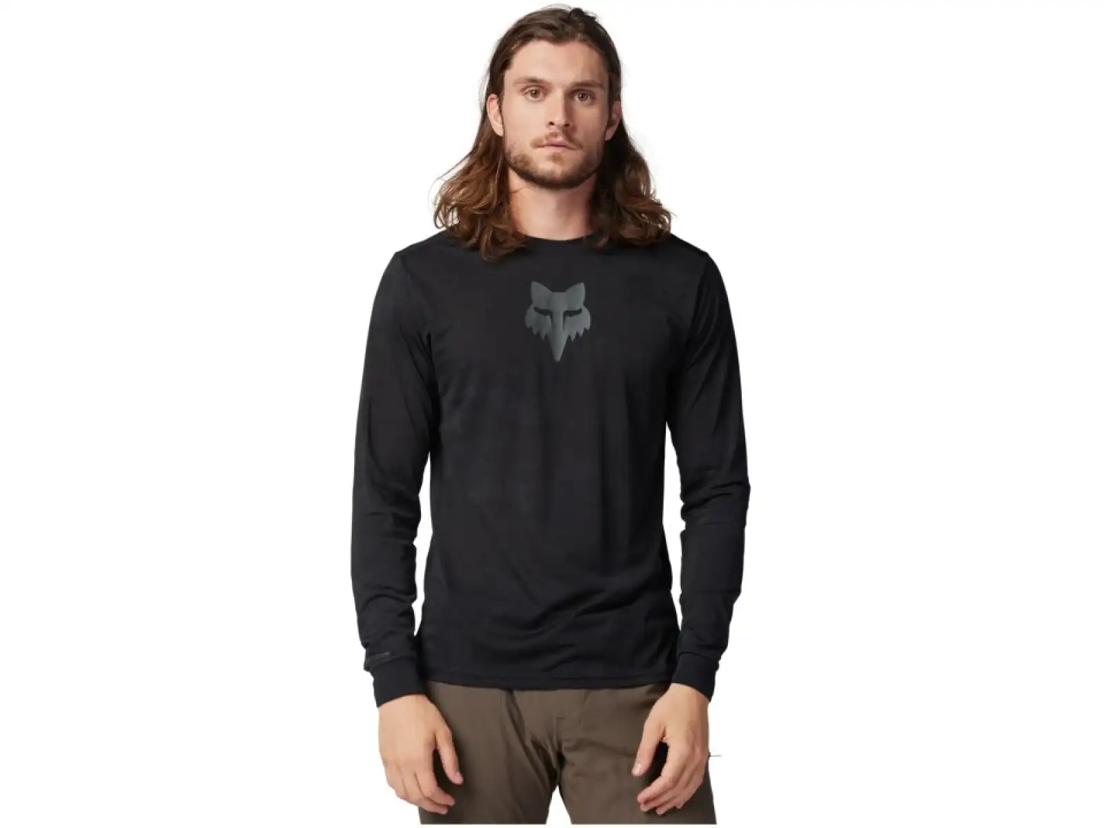 Fox Ranger TruDri men's long sleeve jersey Black