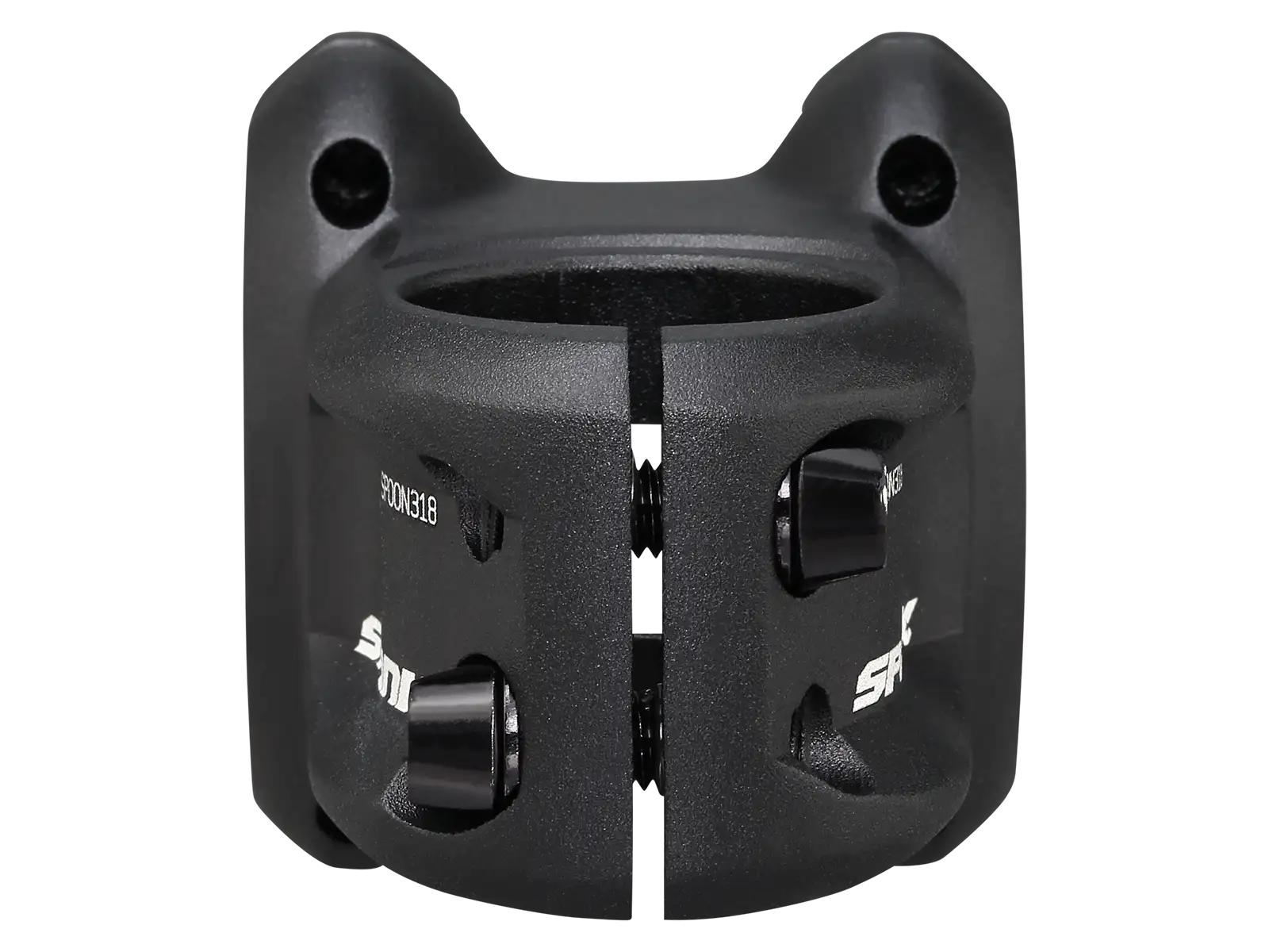 Spank Spoon 318 stem black - Unpacked
