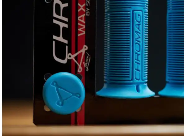 Chromag Wax grips blue