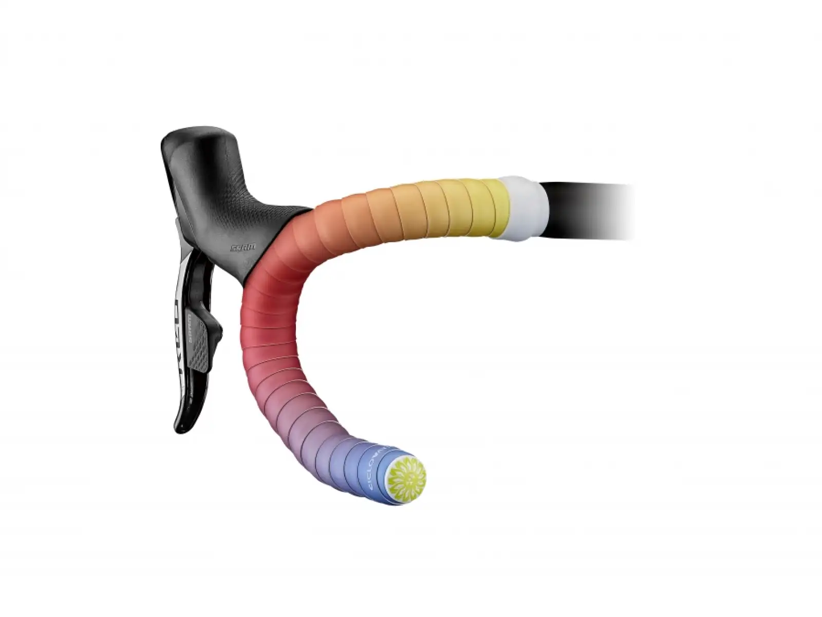 Ciclovation Poly Touch bar tape Ombre Rainbow