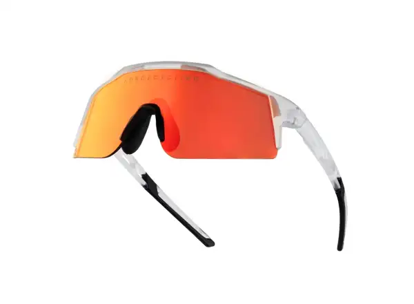 Force Nitro Junior cycling glasses transparent/red mirrored lens