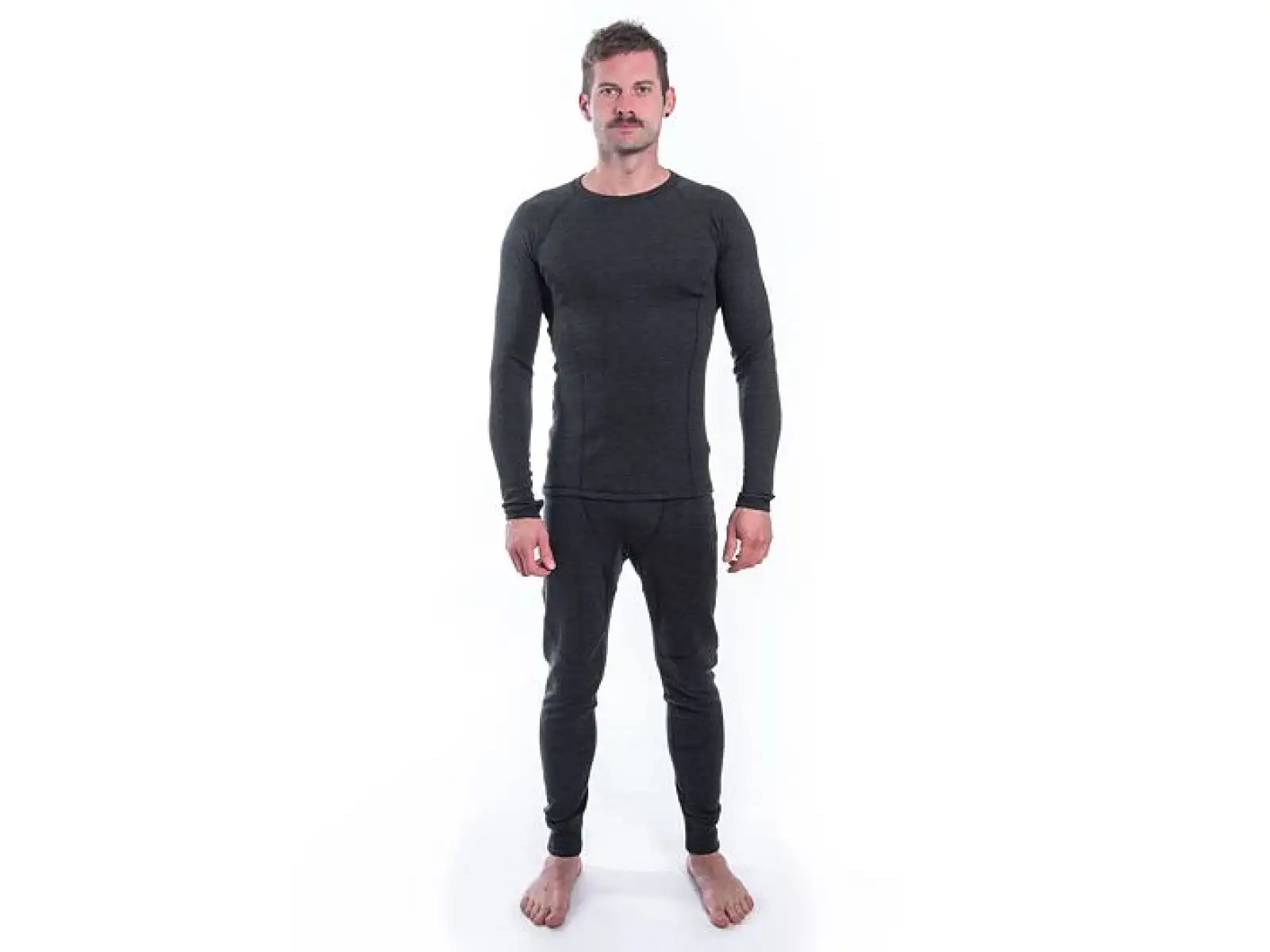 Sensor Merino Bold men's shirt long sleeve Anthracite Gray