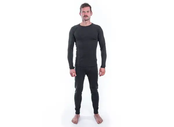 Sensor Merino Bold men's shirt long sleeve Anthracite Gray