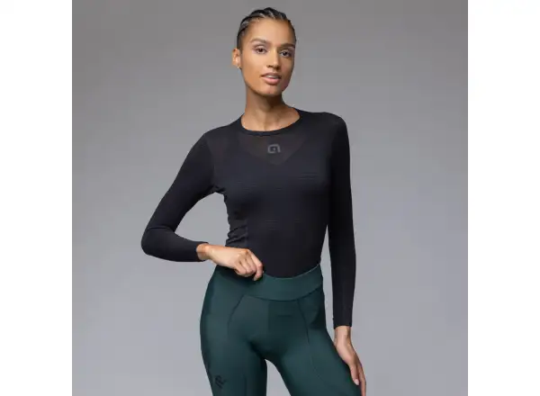 Alé Pragma Winter women's winter cycling pants Bottle Green