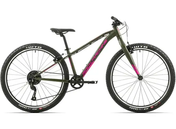 Rock Machine Thunder 27 VB kids mountain bike glossy metallic green/purple