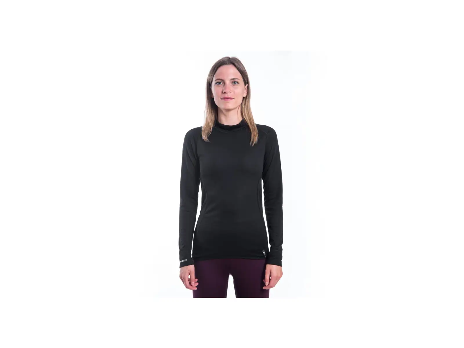 Sensor Double Face women's long sleeve shirt black