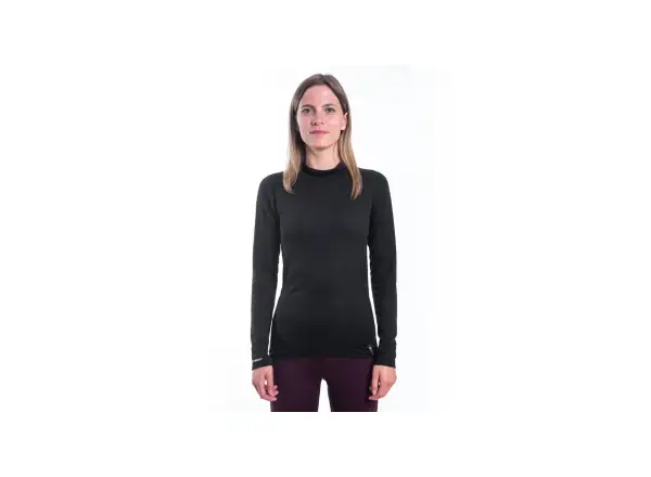 Sensor Double Face women's long sleeve shirt black