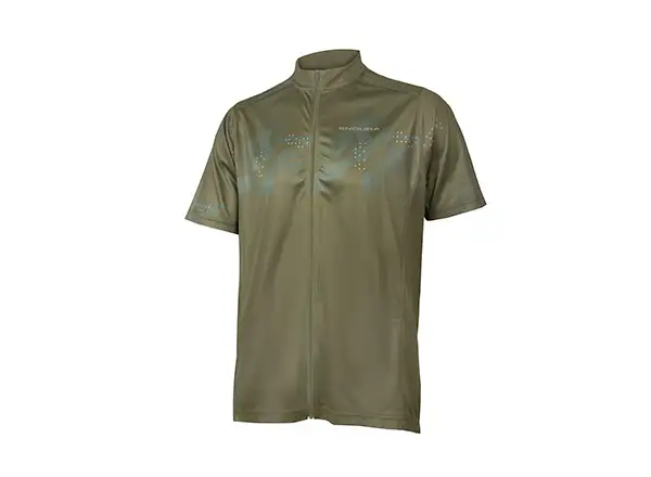 Endura Hummvee Ray S/S men's jersey short sleeve Olive Green