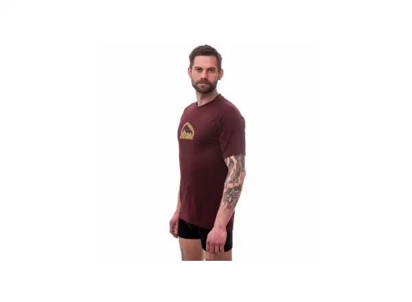 Sensor Merino Air PT Summit men's t-shirt short sleeve Red