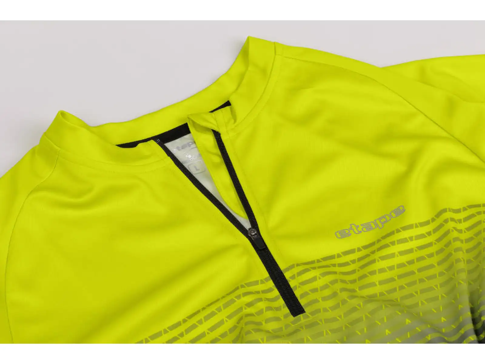 Etape Freetime men's jersey short sleeve Lime/Black