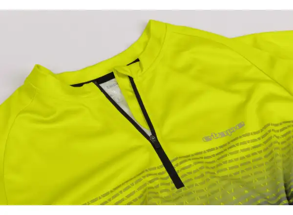 Etape Freetime men's jersey short sleeve Lime/Black