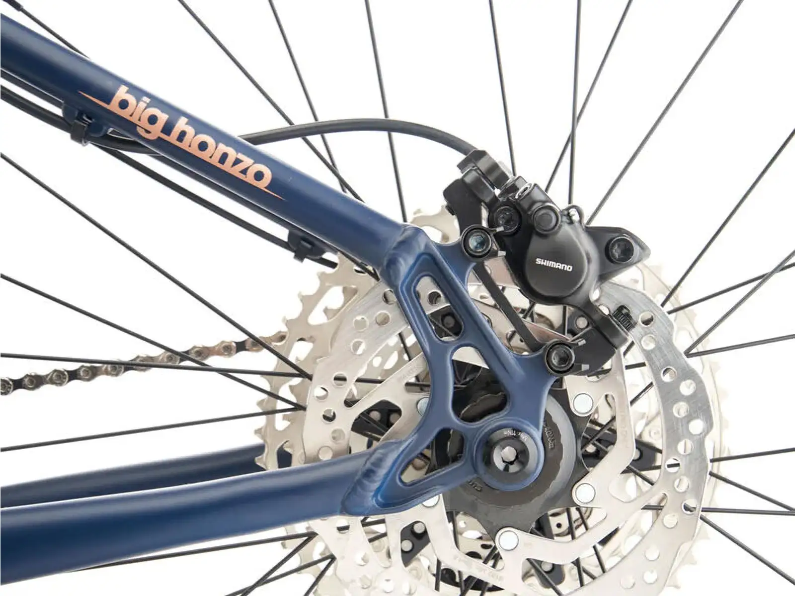 Kona 36e Big Honzo mountain bike Blue