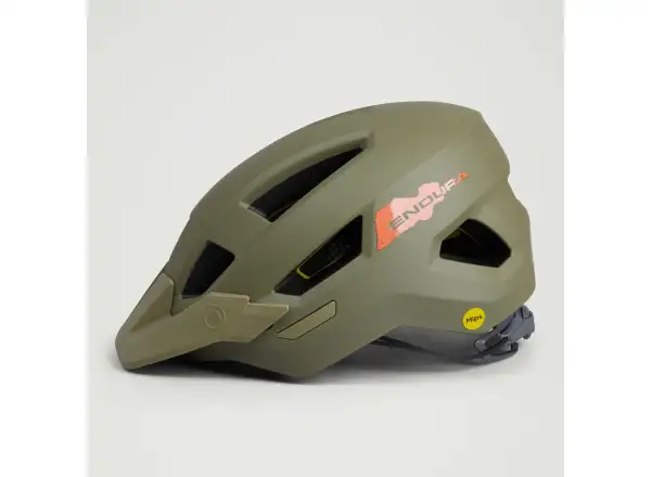 Endura Hummvee Mips kids helmet Tweed Green