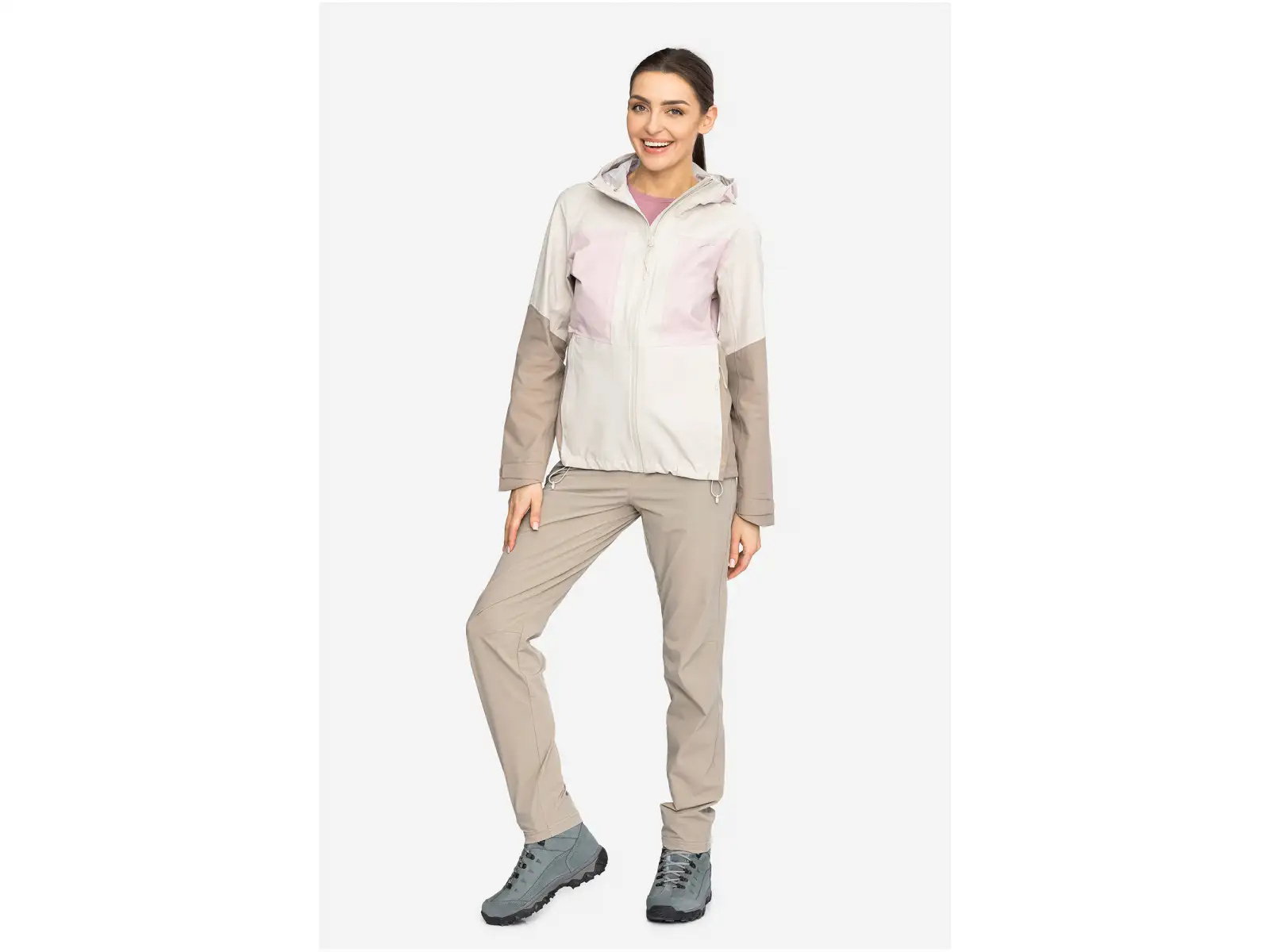 Viking Numani women's jacket Beige/Light pink