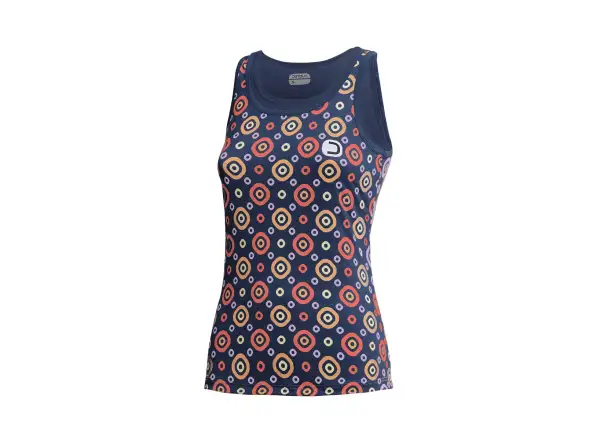 Dotout Check women's sleeveless jersey Blue