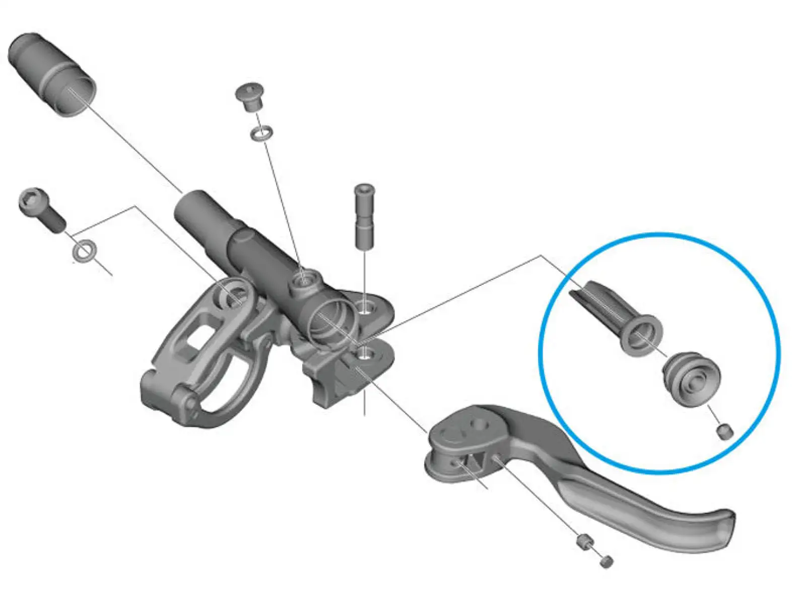 Shimano BL-M9100 brake membrane
