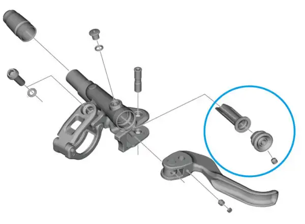 Shimano BL-M9100 brake membrane