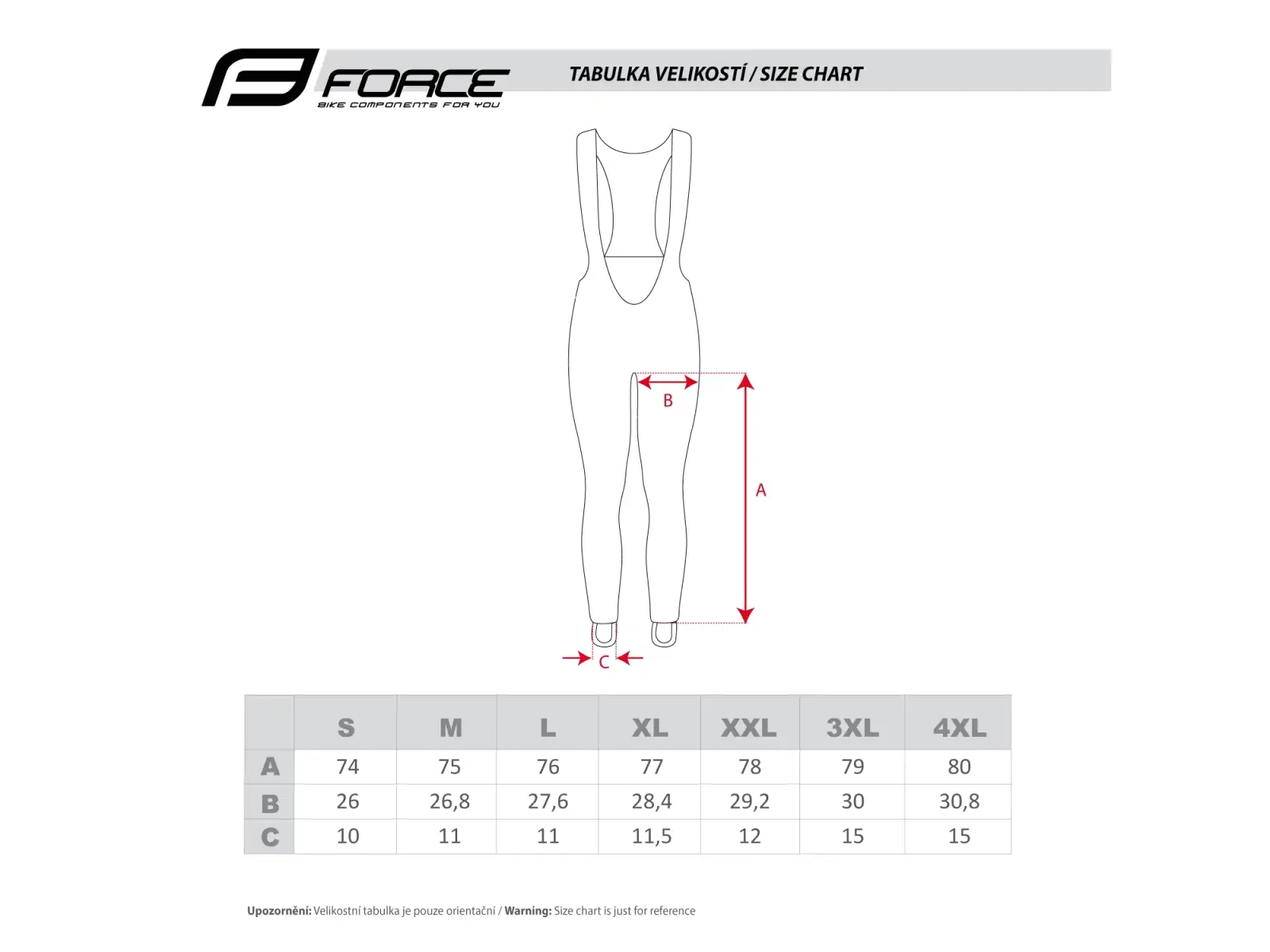 Force Brisk men's pants without padding with braces black-white