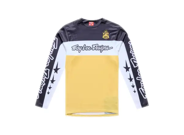 Troy Lee Designs Sprint Pro men's long sleeve jersey Yo Moto Butter