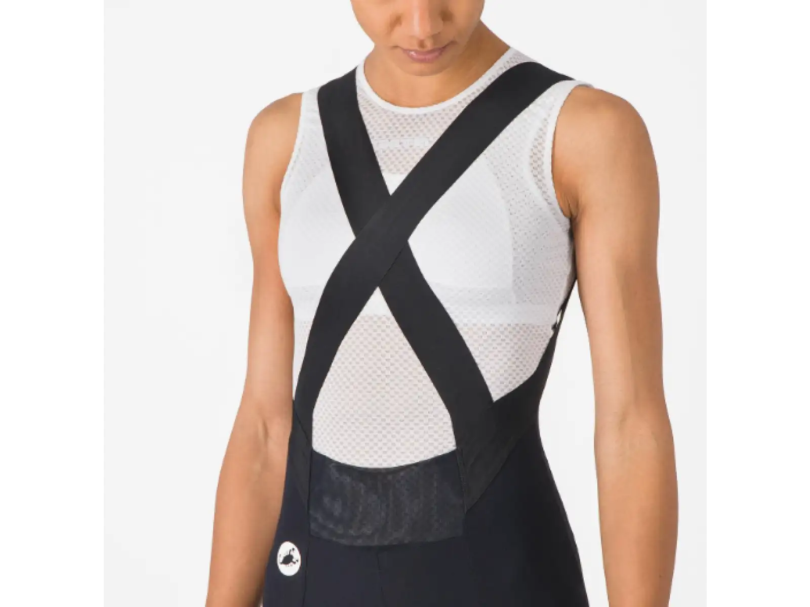 Castelli Espresso 2 W women's shorts with pad and bib Black