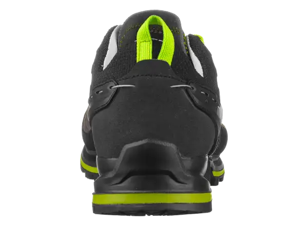 Salewa Mountain Trainer 2 Leather men's shoes Smoked/Fluo Green