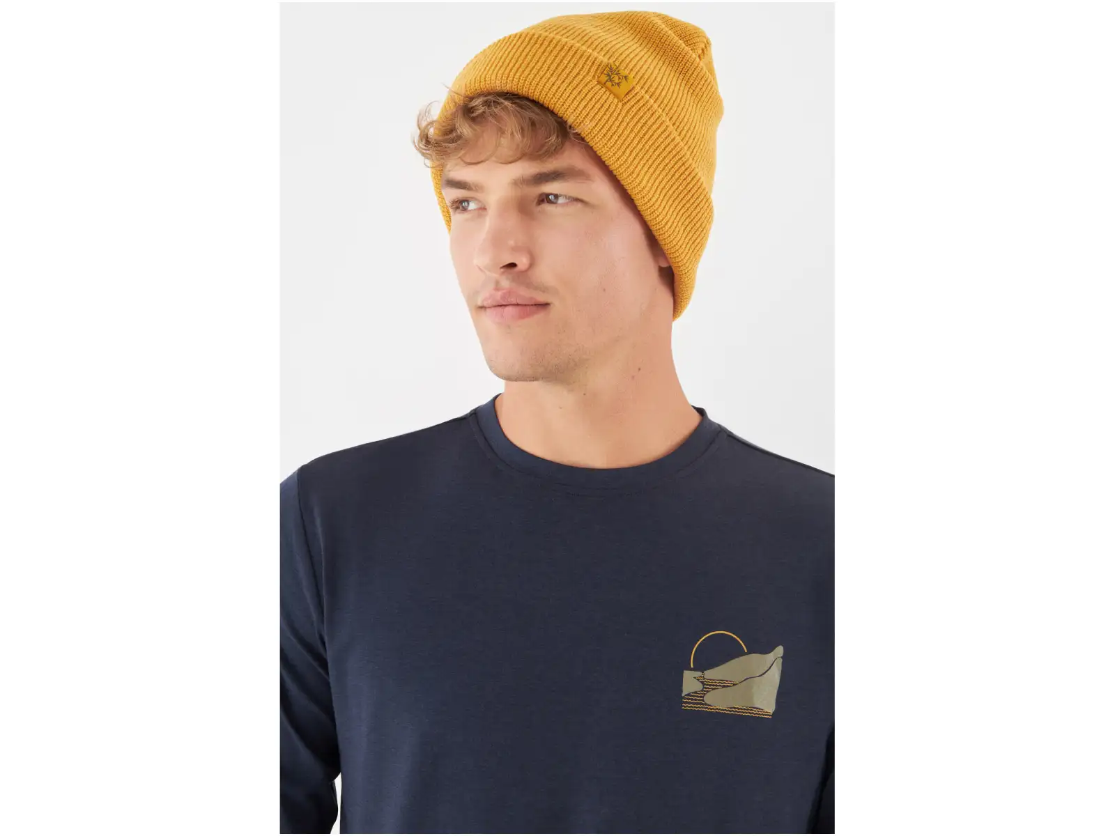 Viking Escalante men's long sleeve shirt navy