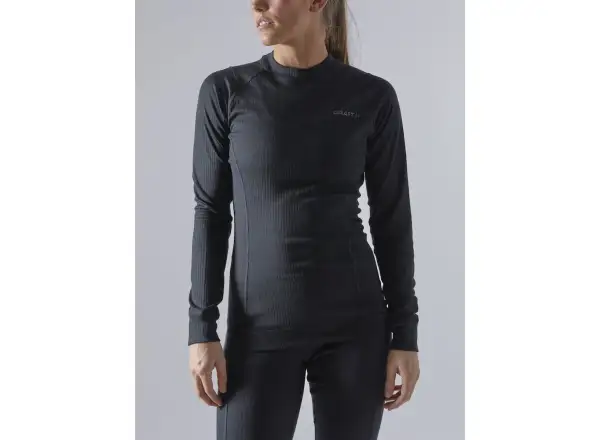 Craft Core Dry Baselayer women's set long sleeve shirt + pants black