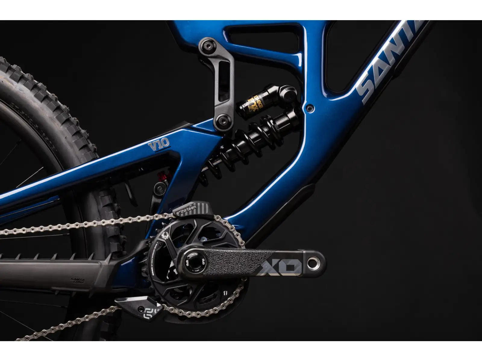 Santa Cruz V10 8 CC MX 27 DH X01 sjezdové kolo Gloss Liquid Blue