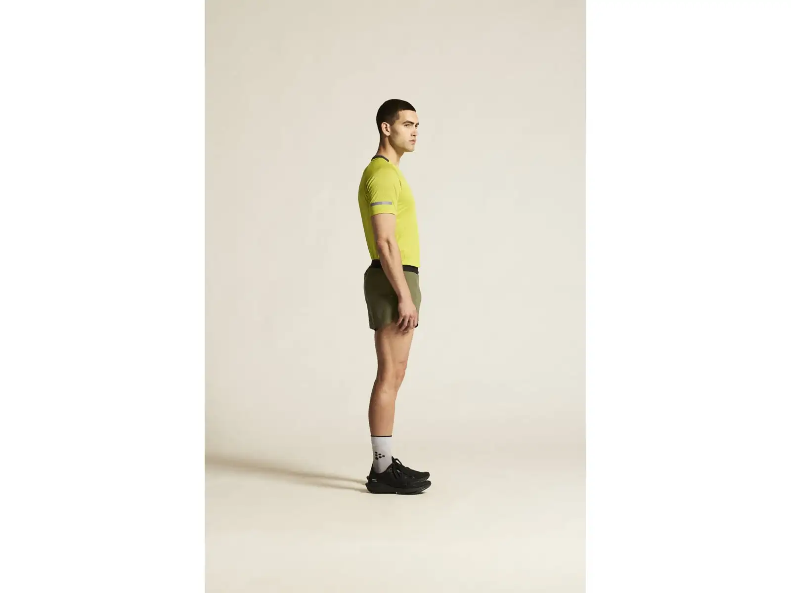 Craft PRO Hypervent Split 2 men's running shorts green