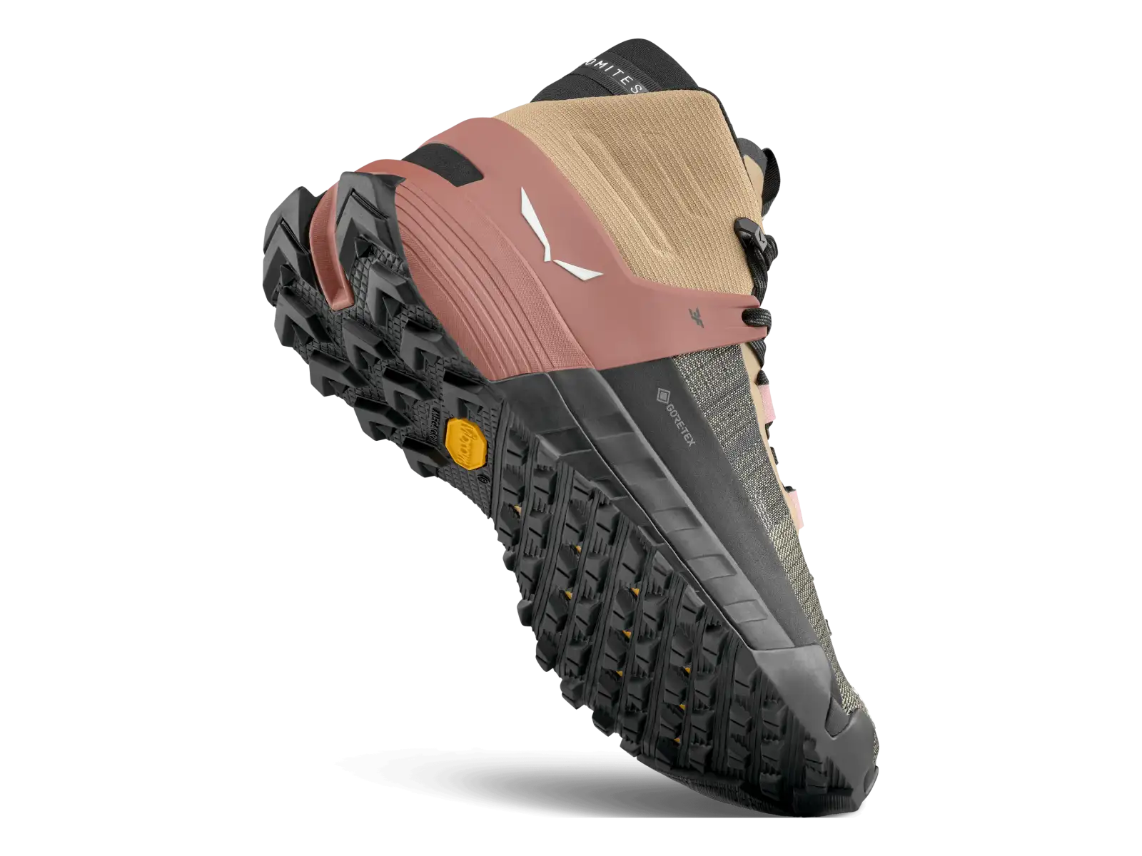 Salewa Wildfire NXT Mid GTX women's hiking boots Quicksand/Etruscan Red