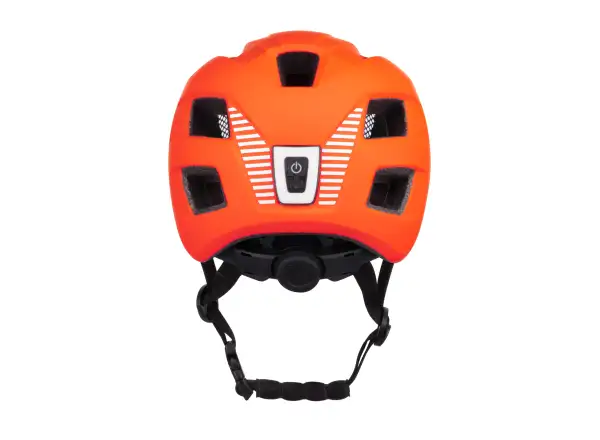 Force Zebu children's helmet with flasher orange
