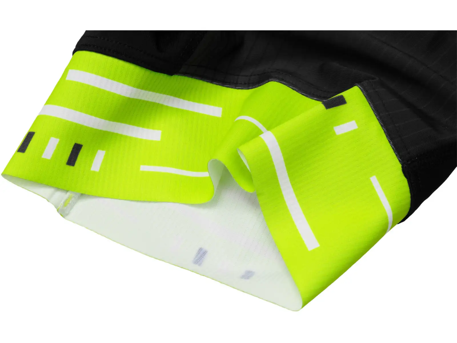 Etape Racing 2.0 men's shorts with pad black/yellow fluo