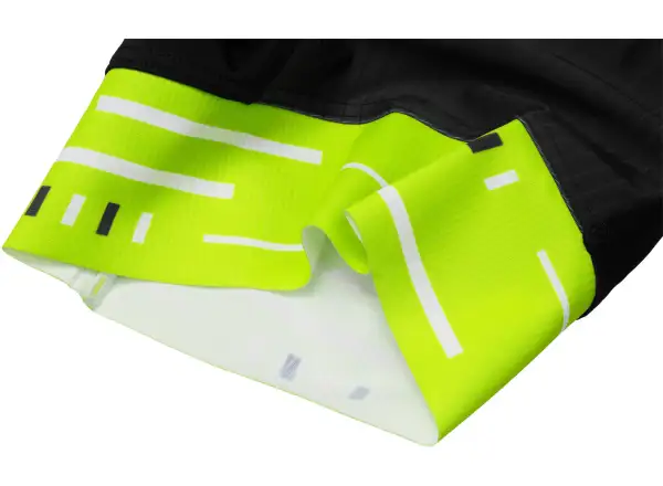 Etape Racing 2.0 men's shorts with pad black/yellow fluo