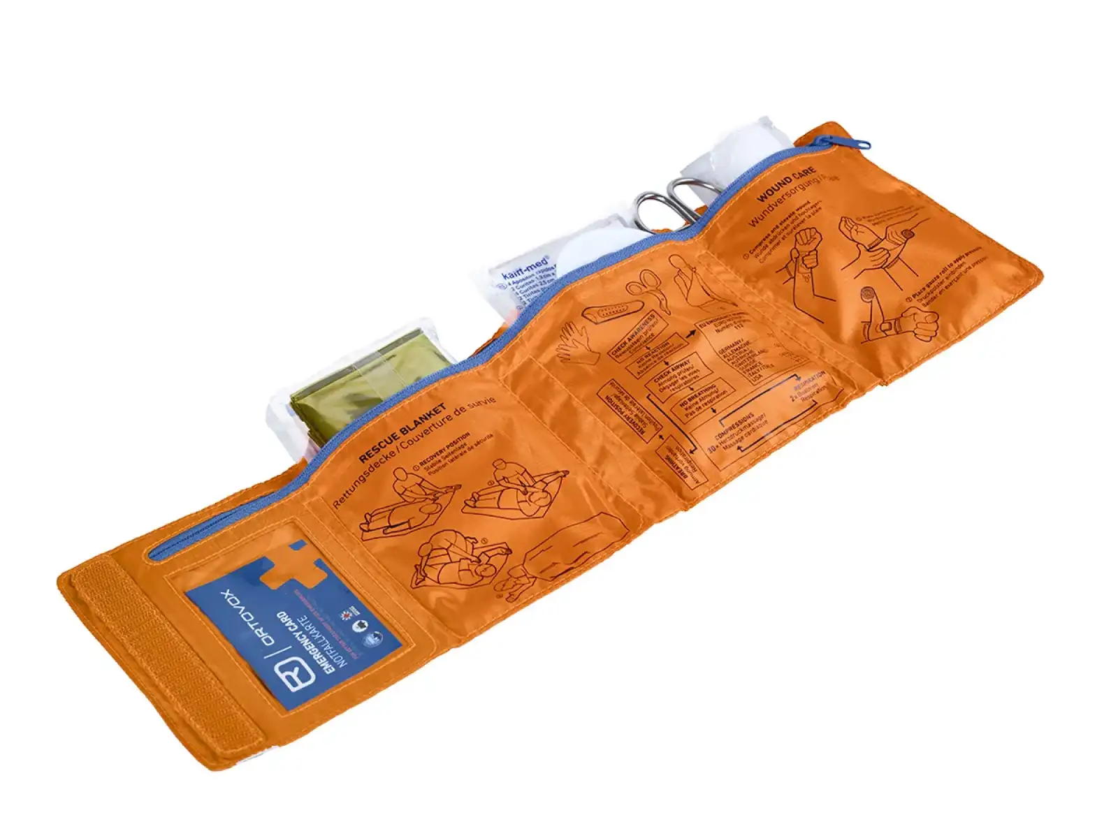 Ortovox First Aid Roll Doc Mid first aid kit Shocking Orange