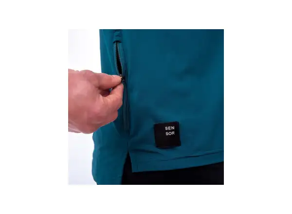 Sensor Helium men's jersey short sleeve sapphire/Trees