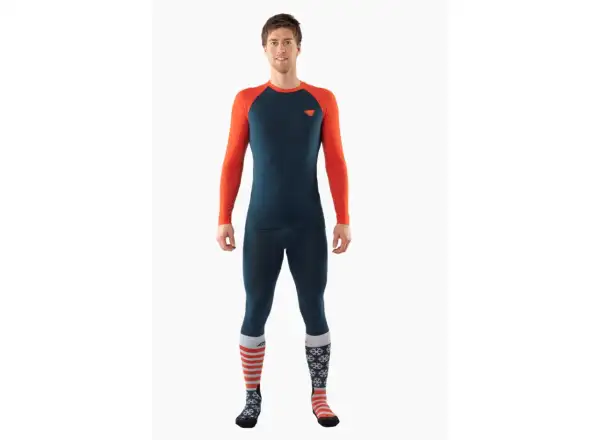 Dynafit Tour Merino men's 3/4 base layer pants Blueberry/Storm Blue