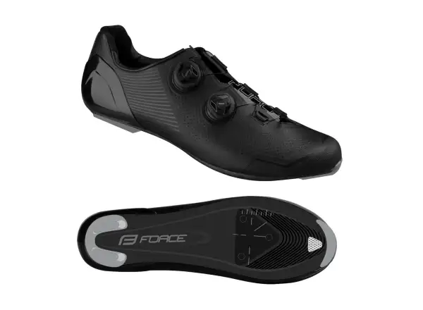 Force Road Warrior Carbon road men's cycling shoes black