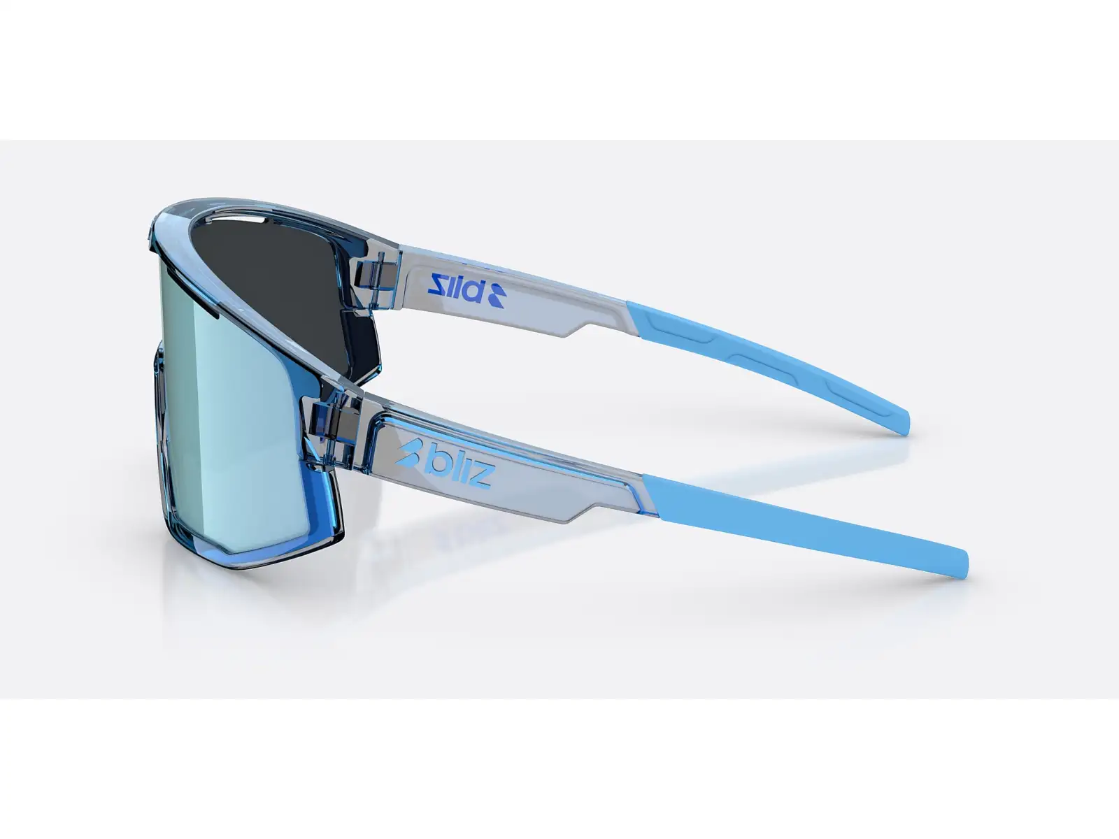 Bliz Fusion Small sunglasses Transparent Blue/Smoke Ice Blue Multi