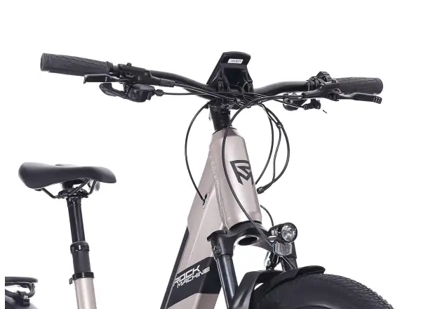 Rock Machine Crossride e450 FS low-entry full suspension e-bike Sand Grey/Black