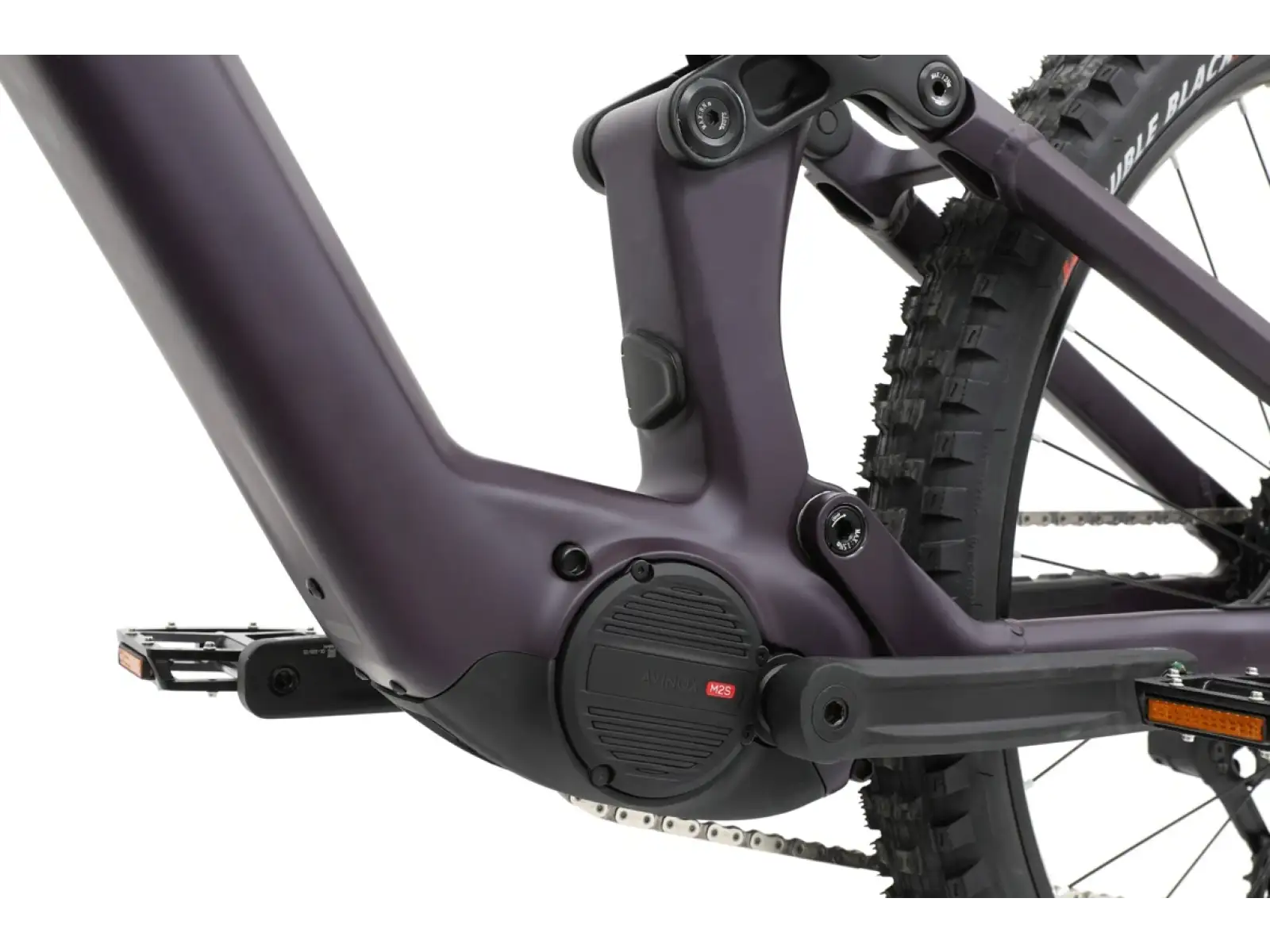 Apache Eagle 1 Avinox 800 Wh purple full-suspension electric bike