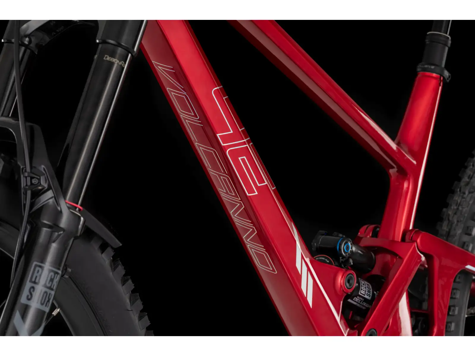 4Ever Volcanno Vesuv full-suspension mountain bike Flame Red/Hologram