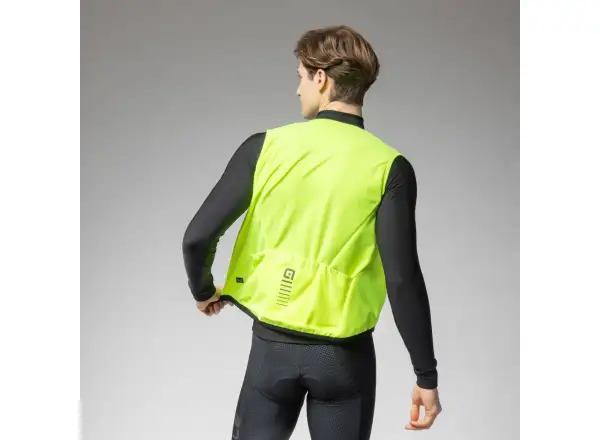 Alé PR-E Thermo 2.0 men's cycling vest Fluo Yellow