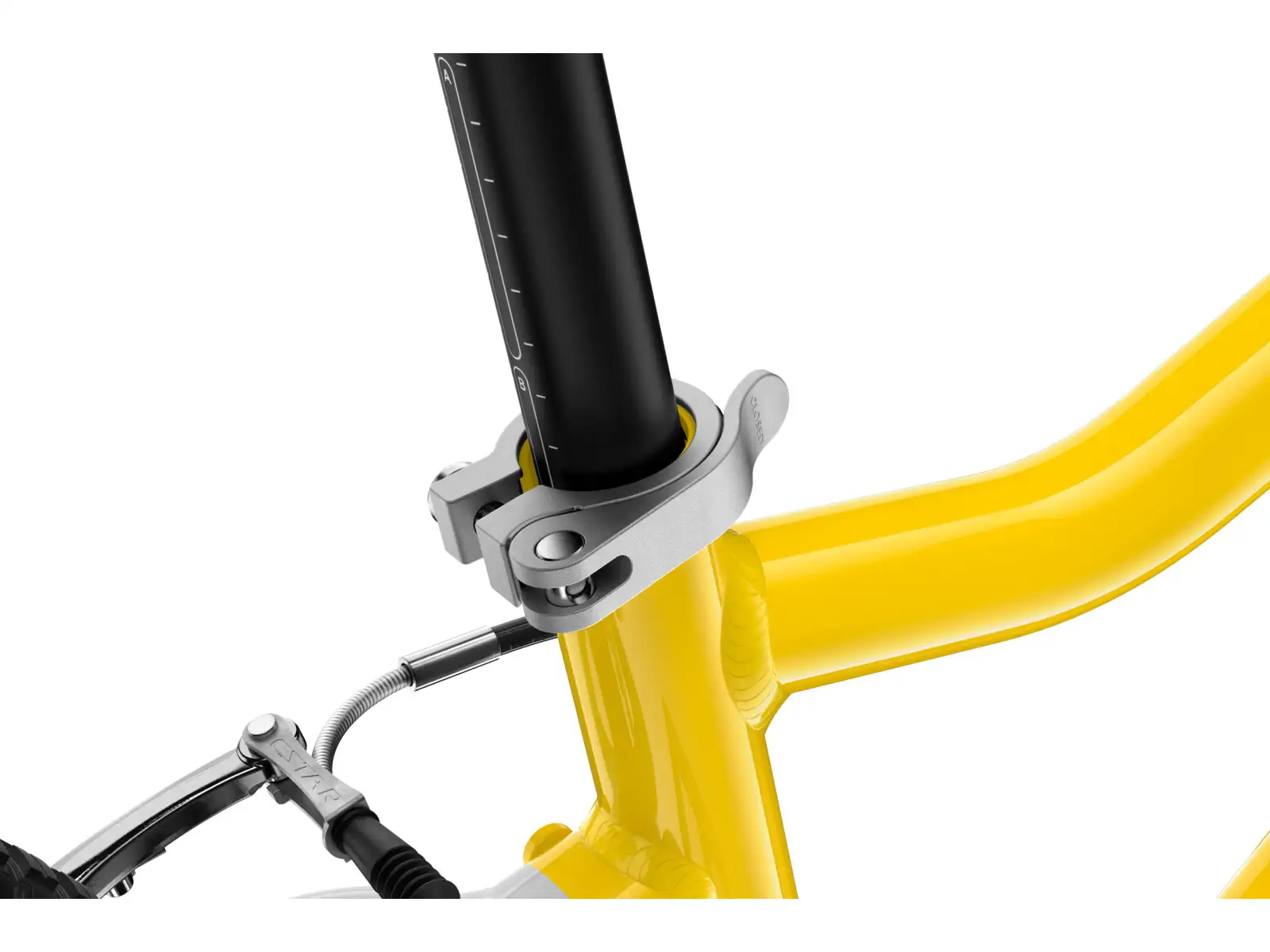 Woom GO 3 children's bike 16" Vibrant Yellow