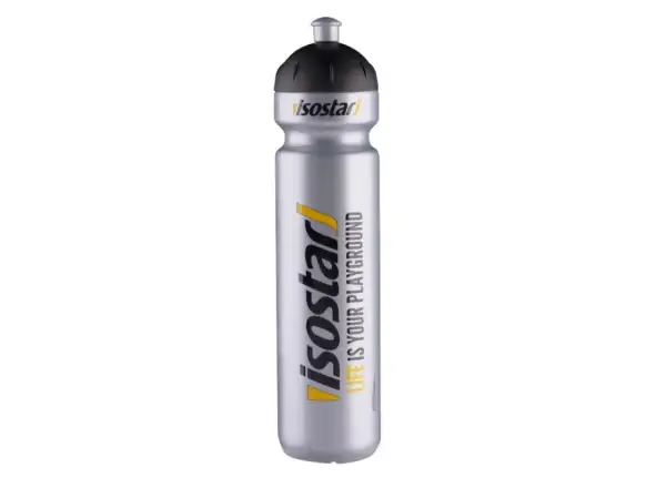 Isostar bottle 1l pull-out cap silver