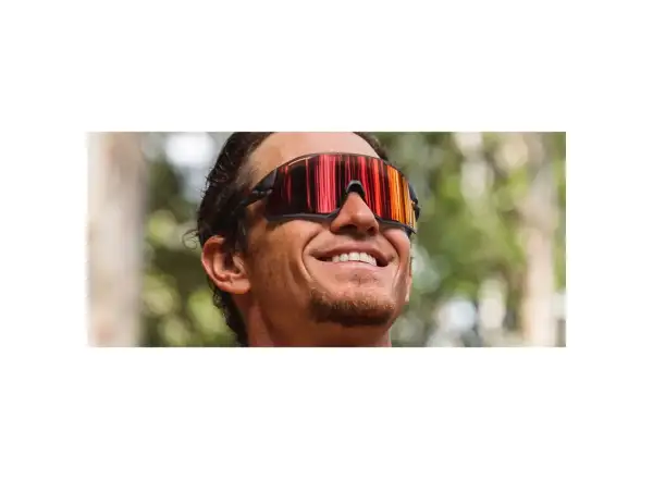 Tifosi Rail Race sport sunglasses Satin Vapor/Clarion Red/Clear