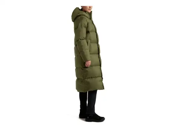 Haglöfs Long Down women's down coat green