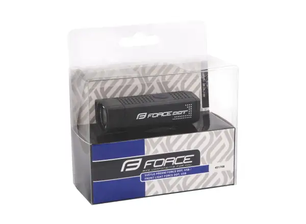 Force Dot front light USB black