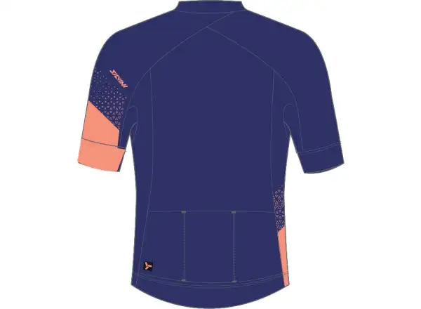 Silvini Rosalia women's jersey short sleeve navy/coral