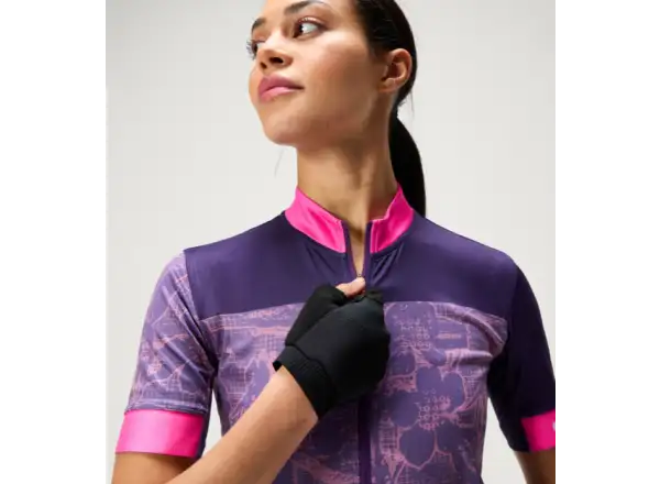 Endura FS260 Floral women's jersey short sleeve Bramble